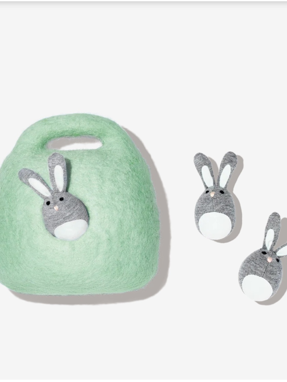 Lovevery Bunnies In A Felt Burrow 3 Bunnies Complete Set